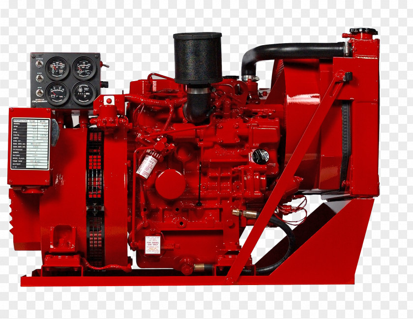 Diesel Generator Engine Electric Electricity Fuel PNG