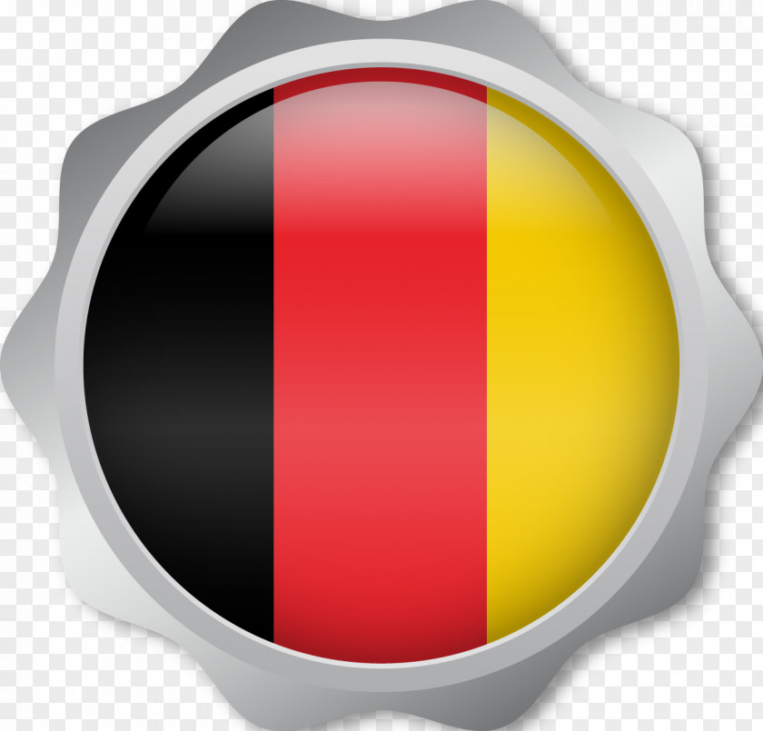 German Flag Badge Of Germany National PNG