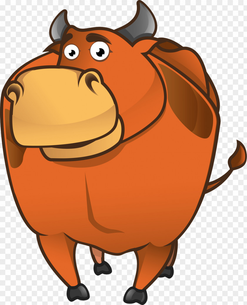 Cattle Cartoon Poster Animation PNG