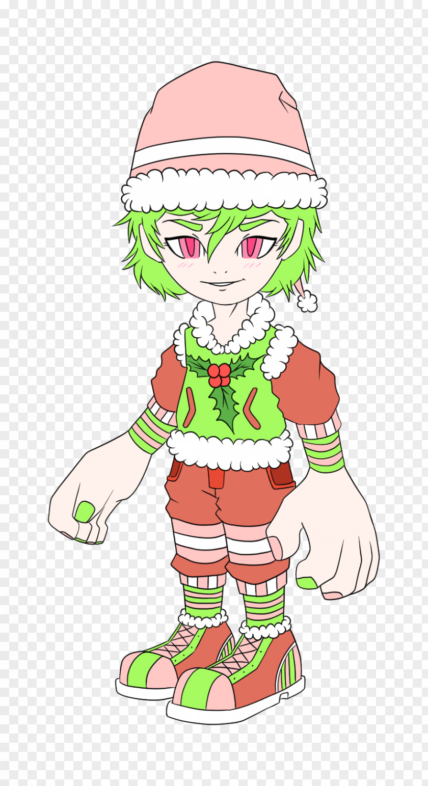 Christmas Tree Santa Claus Elf Illustration Day PNG