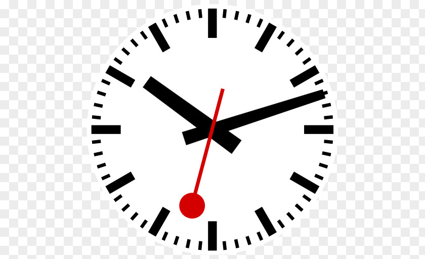 Clock Rail Transport Swiss Railway Mondaine Watch Ltd. Federal Railways PNG