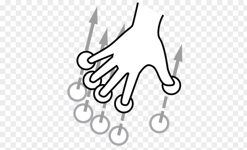 Finger Gesture Swipe Icons Clip Art PNG