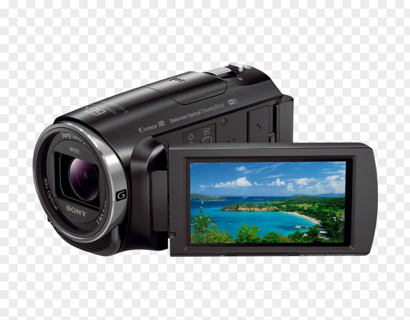 Sony Handycam HDR-CX675 Camcorder 1080p Video Cameras PNG