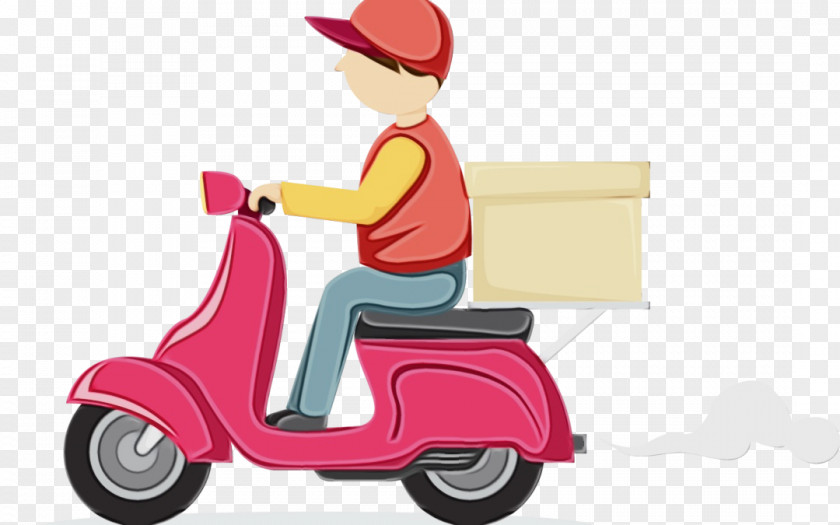 Vehicle Transport Mode Of Scooter Riding Toy Motor Cartoon PNG