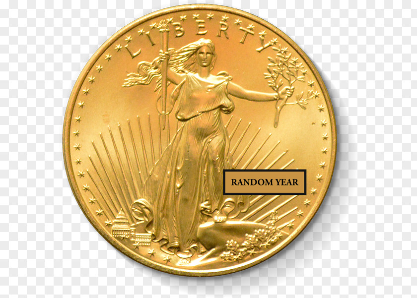 Coin American Gold Eagle Double PNG