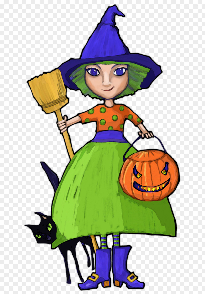 Halloween Card Costume Clip Art PNG