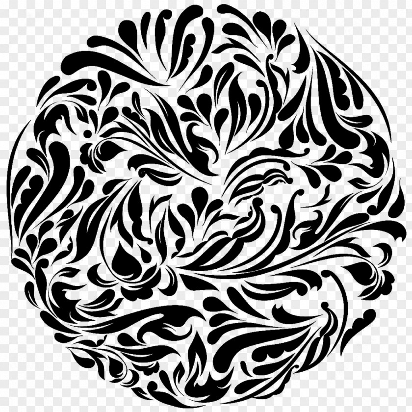 Lace Boarder Ornament Black And White Decorative Arts PNG