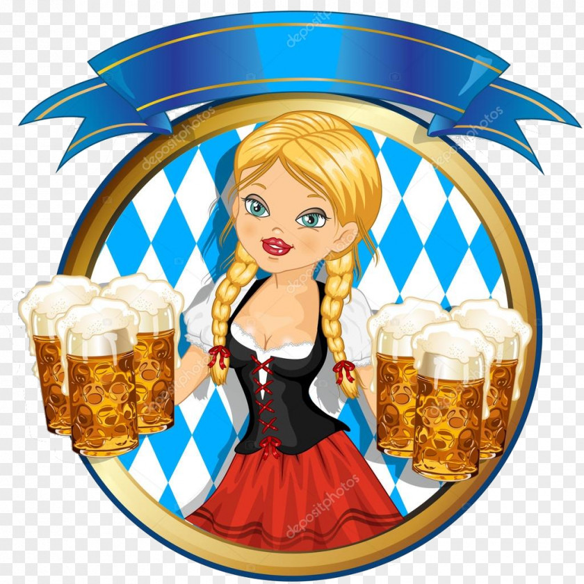 Oktoberfest Beer Bavaria Brewery Brown Ale Pretzel PNG