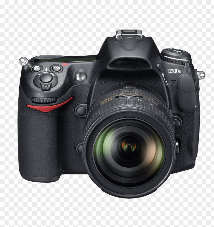 SLR Digital Camera Front Nikon D3000 D5100 D90 AF-S DX VR Zoom-Nikkor 18-200mm F/3.5-5.6G IF-ED PNG