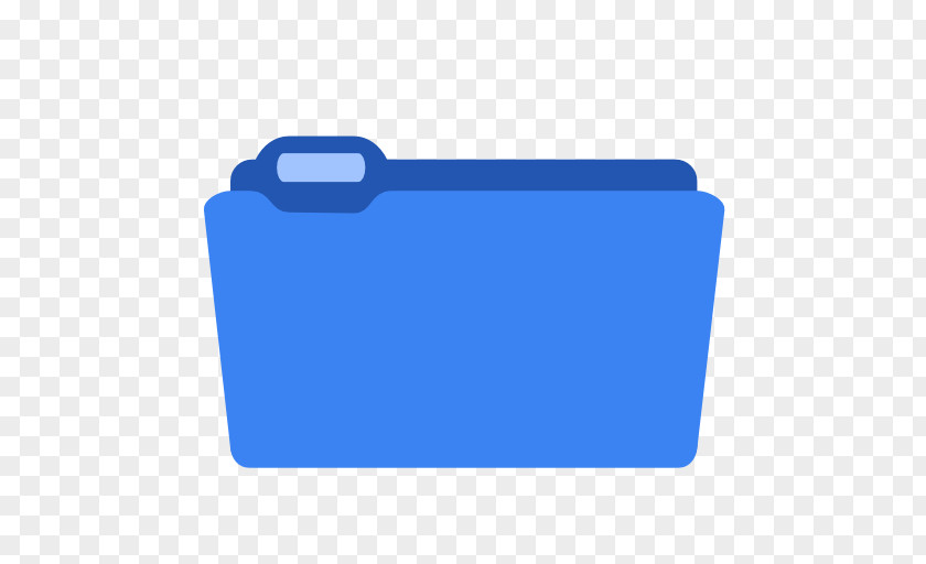 System Folder Blue Electric Angle Cobalt PNG