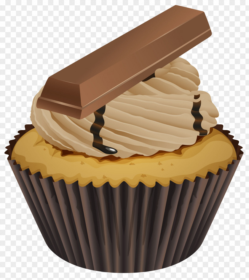 Chocolate Cake Truffle Cupcake Muffin PNG