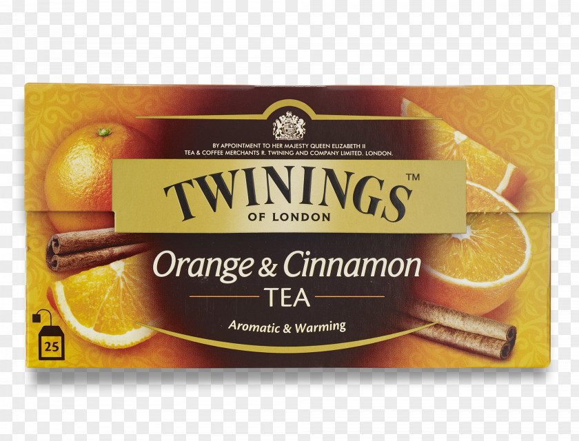 Cinnamon Tea Darjeeling Green Orange Twinings PNG