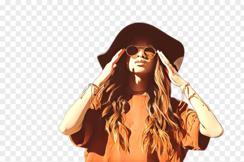 Hood Long Hair Orange PNG