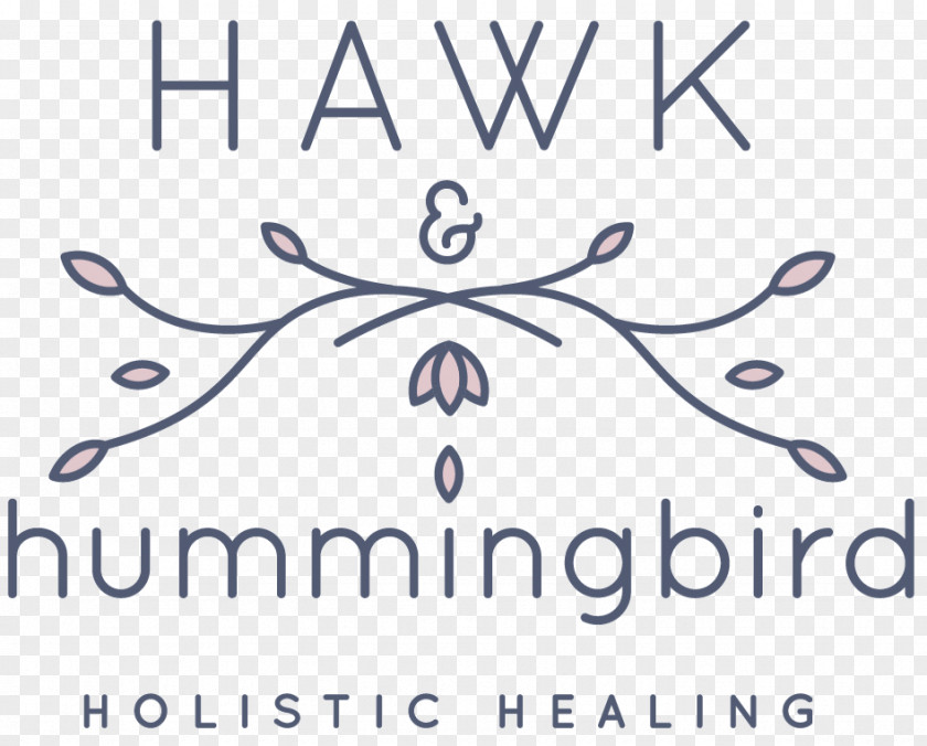Hummingbird Logo HAWK & Mind Meditation Alternative Health Services Healing PNG