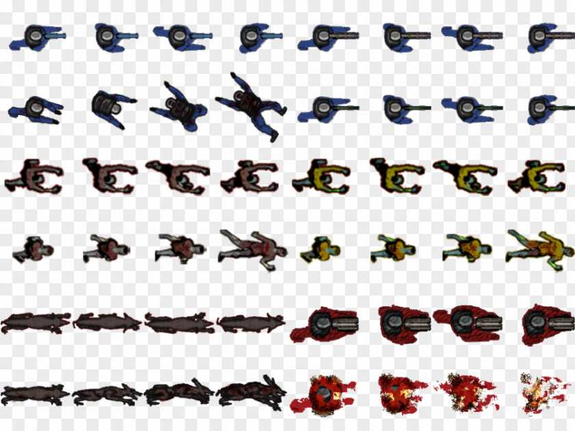 2d Game Character Sprites Sprite Word Shooter Video Shoot 'em Up PNG