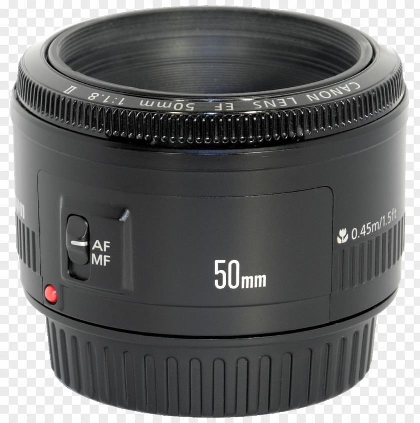 Camera Lens Canon EOS EF Mount 50mm F/1.8 STM PNG