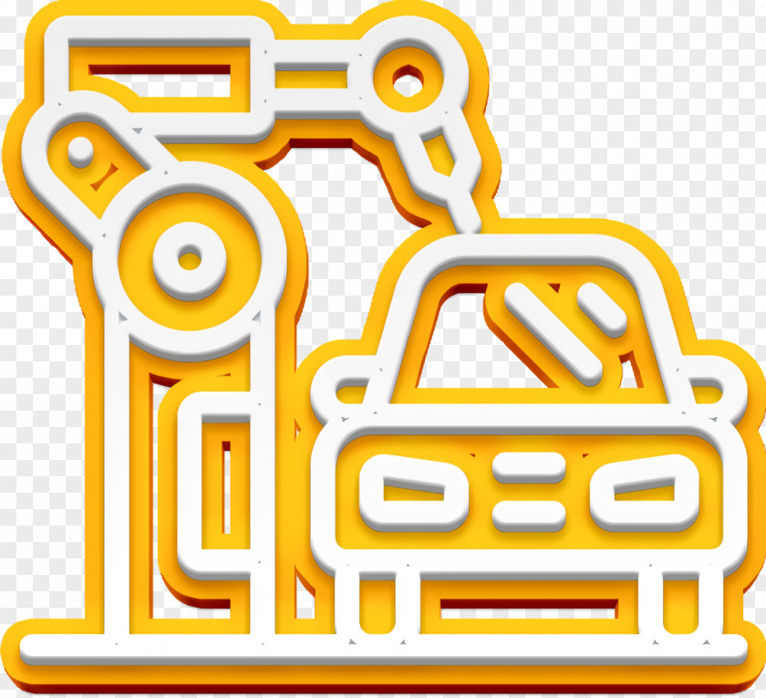 Robotic Icon Manufacturing Car PNG