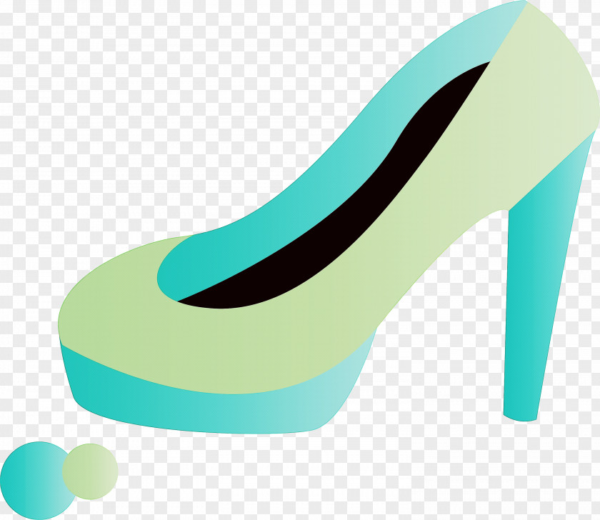 Shoe High-heeled Turquoise Footwear PNG