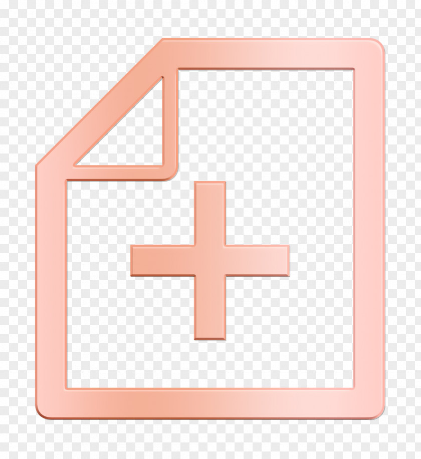 Symbol Material Property Add File Icon Document PNG