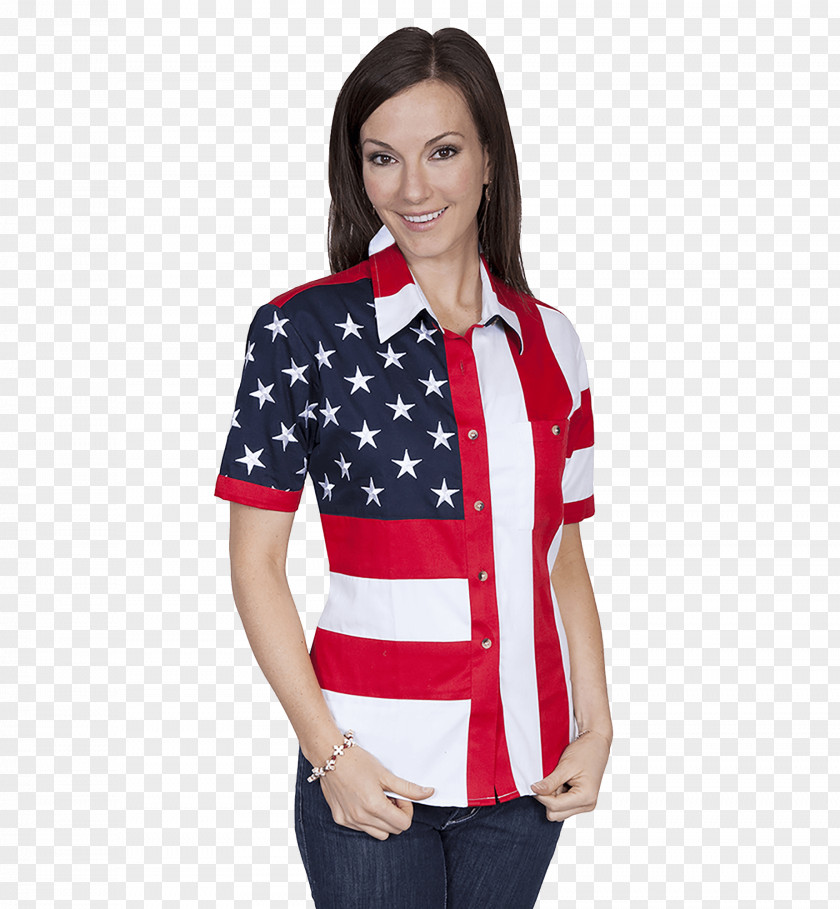 80s Fashion Trends T-shirt United States Of America Flag The Blouse PNG