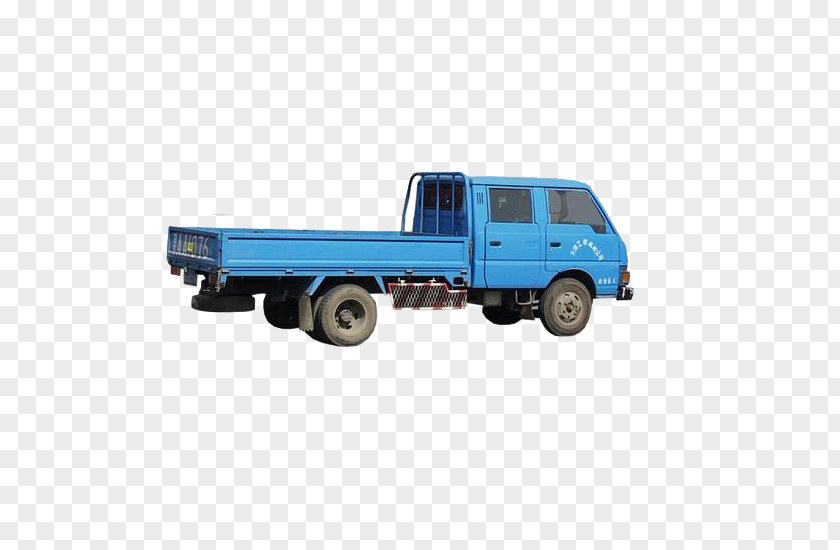 Blue Truck Car Van Vehicle PNG