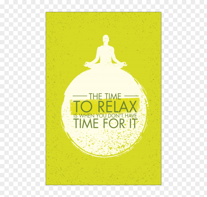 Couple Relax Poster Font Yoga Time Brand PNG