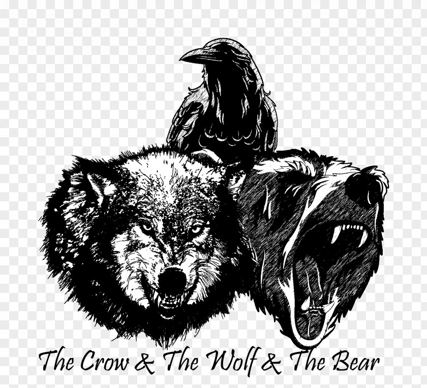 Crow Dog Clip Art PNG
