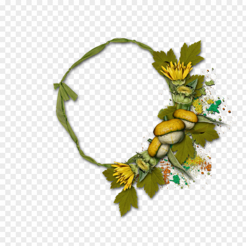 Flower Image Wreath Design Adobe Photoshop PNG