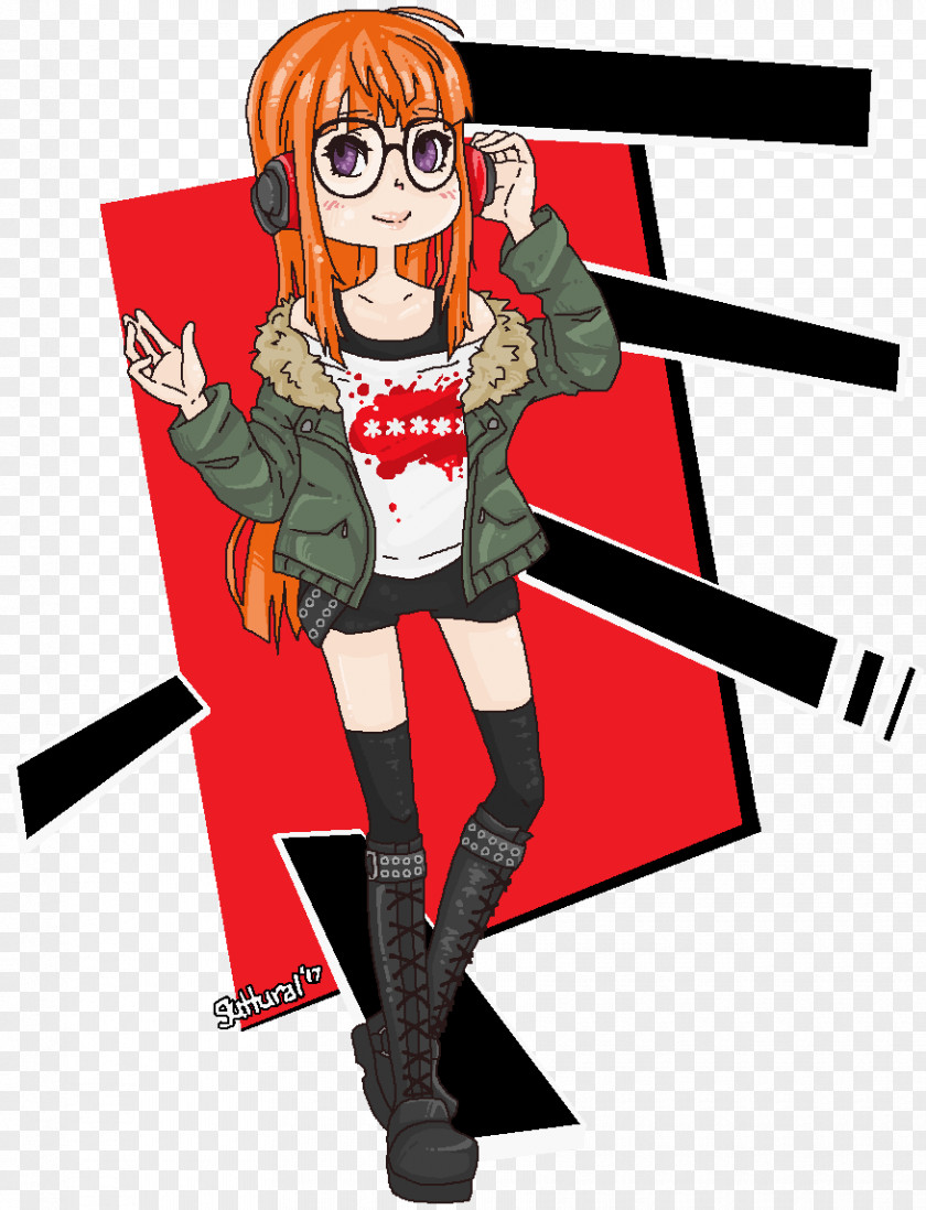 Futaba Miyamizu Persona 5 Digital Art DeviantArt Fan PNG