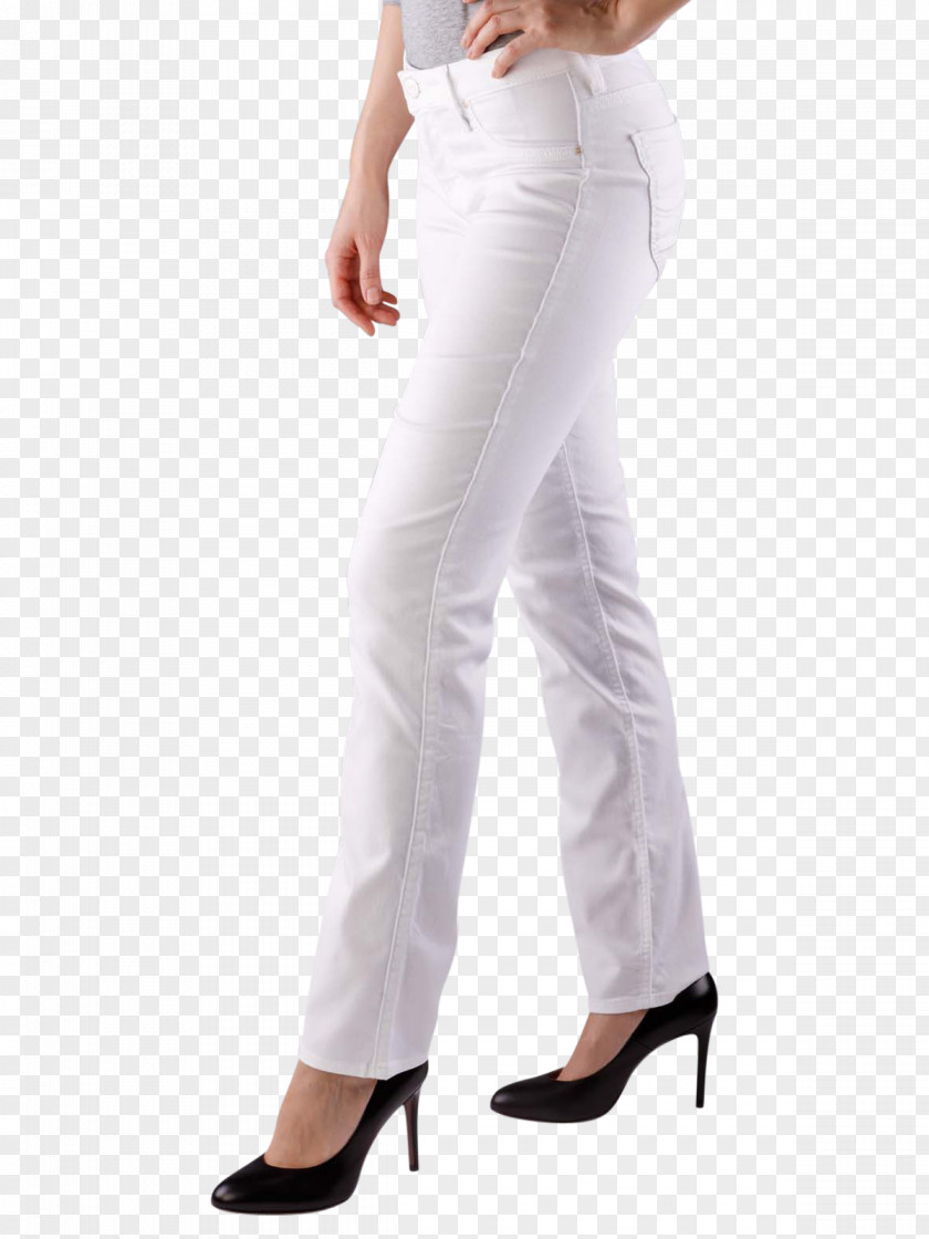 Straight Trousers Jeans White Waist Cdiscount Pants PNG