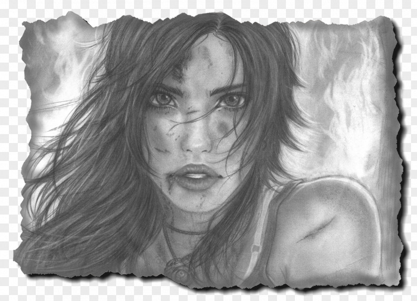 Tomb Raider Lara Croft Drawing Art Sketch PNG