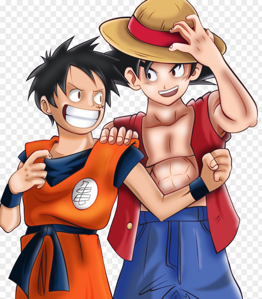 Goku Vegeta Gohan Bulma Monkey D. Luffy PNG