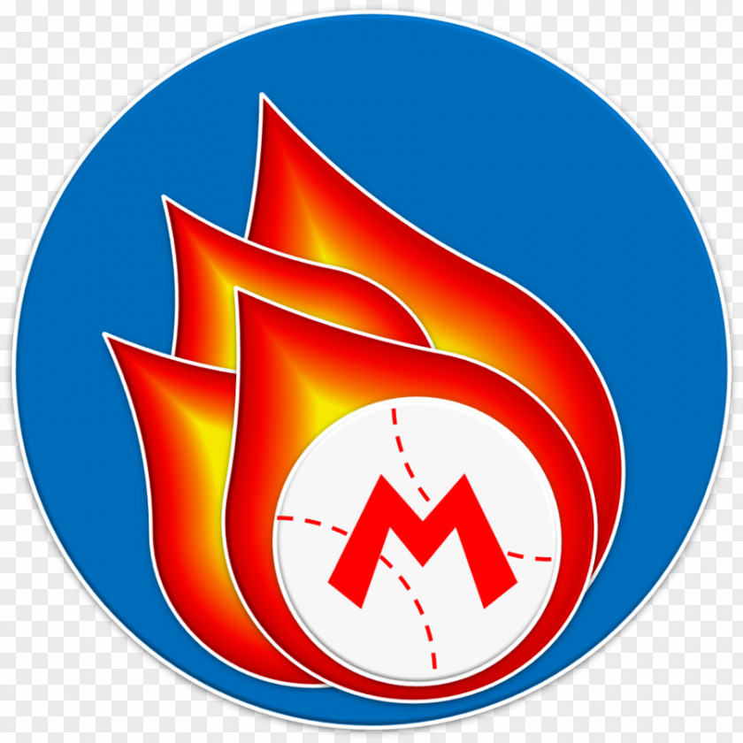 Mario Fireball Line Logo Clip Art PNG