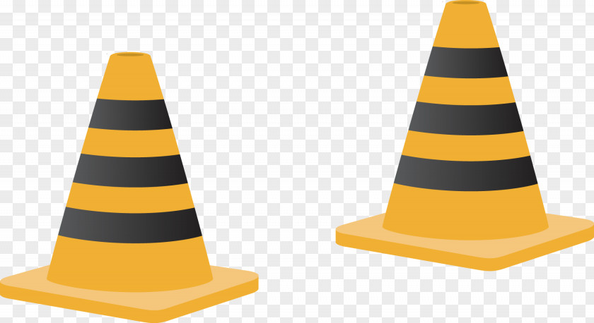 PPT Infographic Elements Yellow Cone PNG