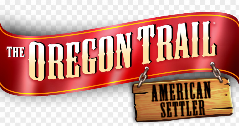 The Oregon Trail Label Logo Banner PNG