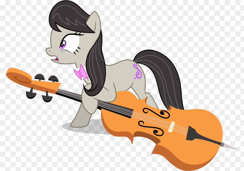 Violin Pony Cello Disc Jockey Horse PNG