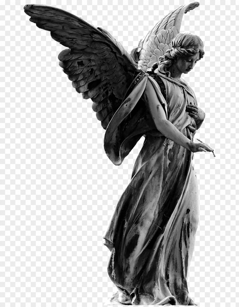 Roman Vector Angel Cherub Statue Lucifer Art PNG