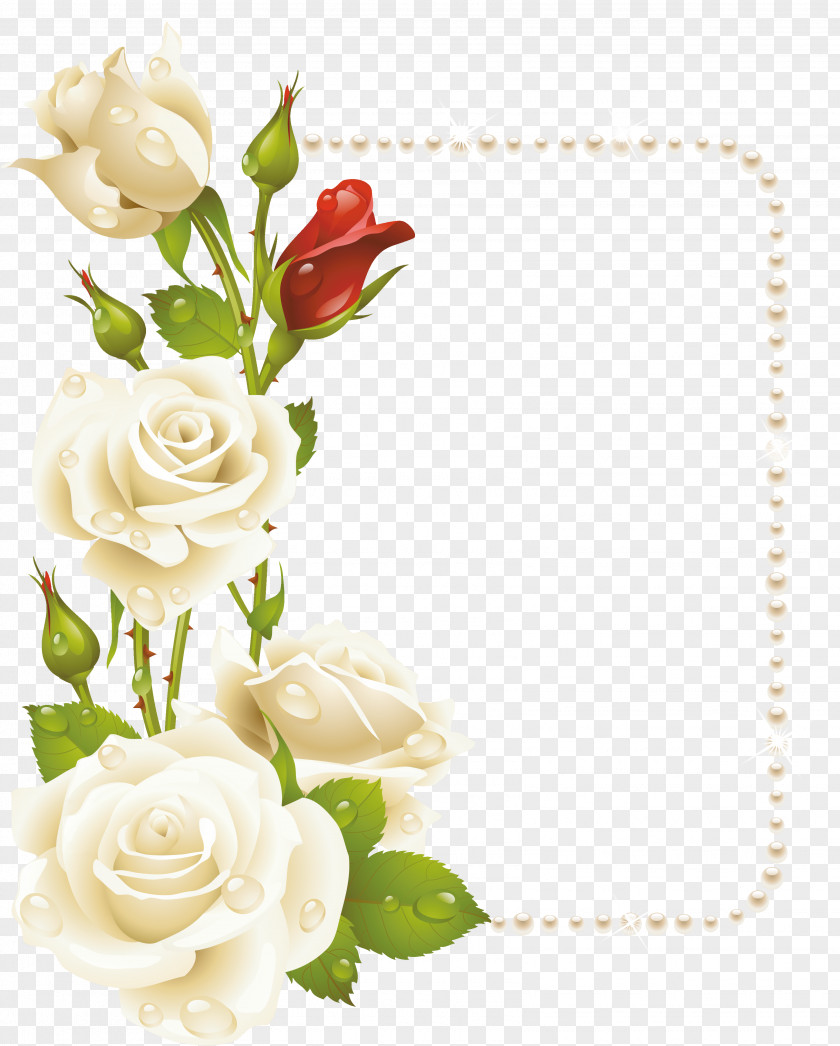 Rose Flower Painting Embroidery Clip Art PNG