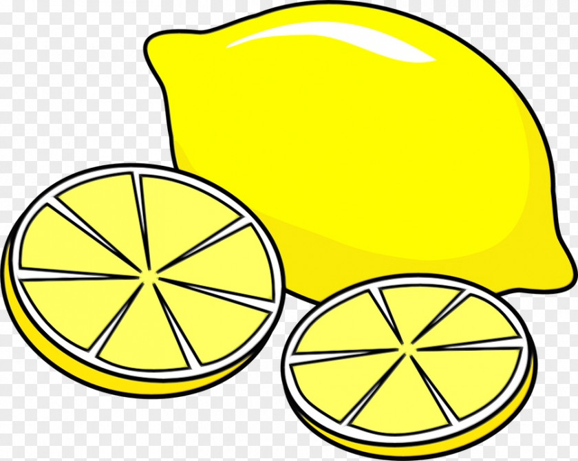 Symbol Plant Yellow Citrus Clip Art Lemon Line PNG