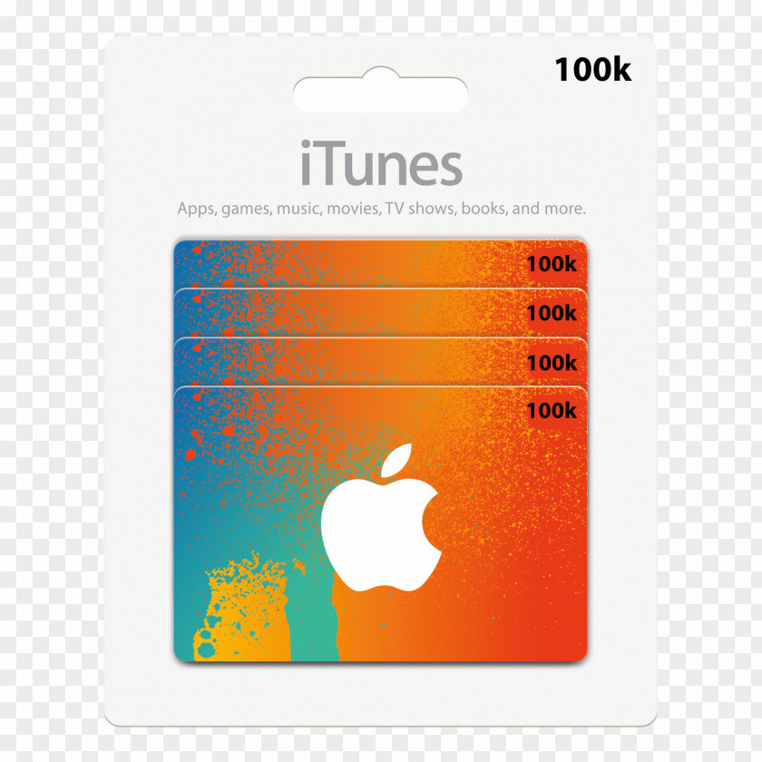 Apple Gift Card ITunes Store App PNG