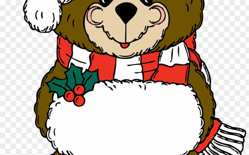 Bear Christmas Santa Claus Clip Art PNG