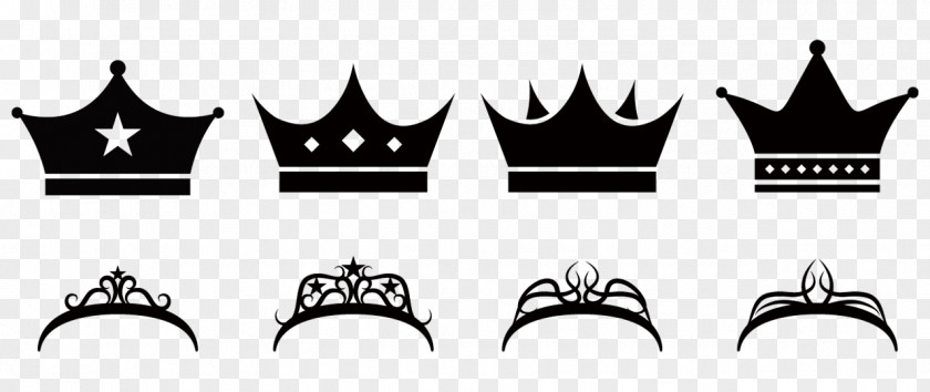 Black Crown Logo Of Queen Elizabeth The Mother PNG