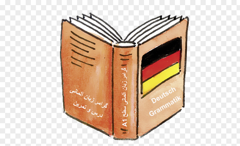 Book German Grammar Dictionary Verb PNG