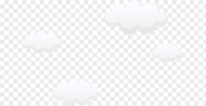 Cartoon Beautiful White Clouds Black And Sky Pattern PNG