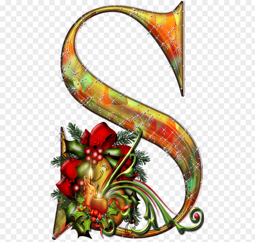 Christmastide Christmas ABC Letter Alphabet Santa Claus PNG
