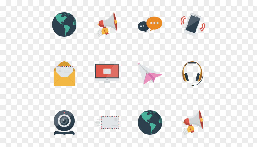 Communication Icon Graphic Design Flat Logo PNG