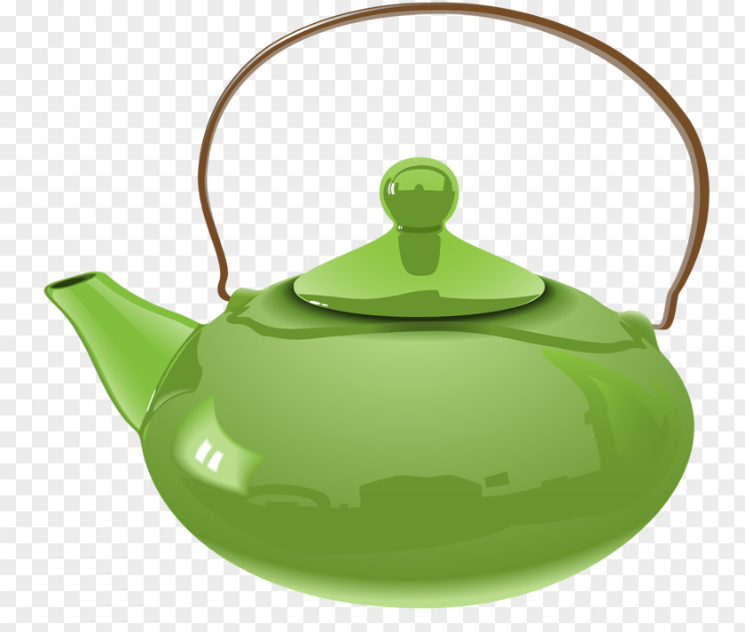 Green Tea Teapot Teacup PNG