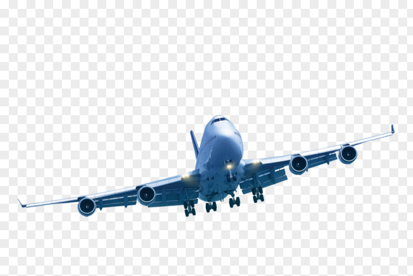 New 747 Cargo Airplane Flight Vector Graphics Landing Aircraft PNG