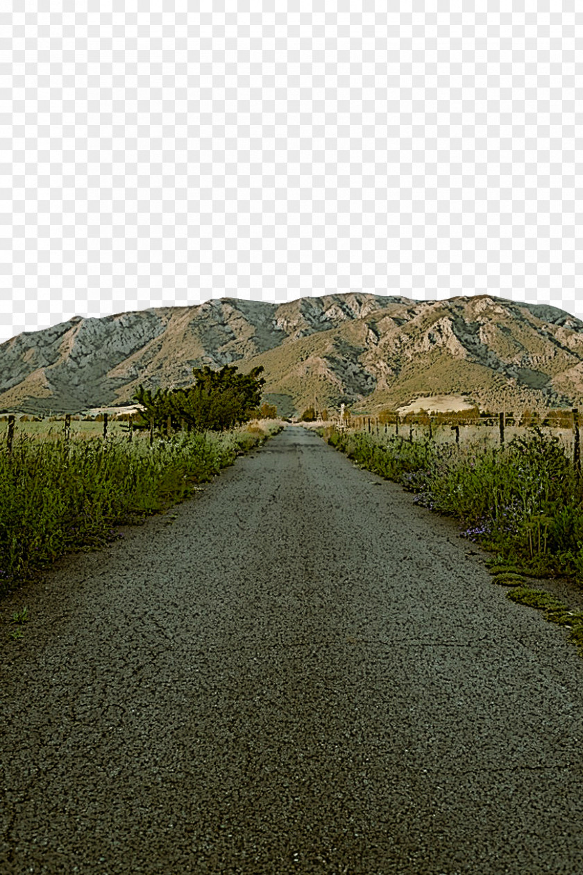 Road Highland Asphalt Hill Thoroughfare PNG