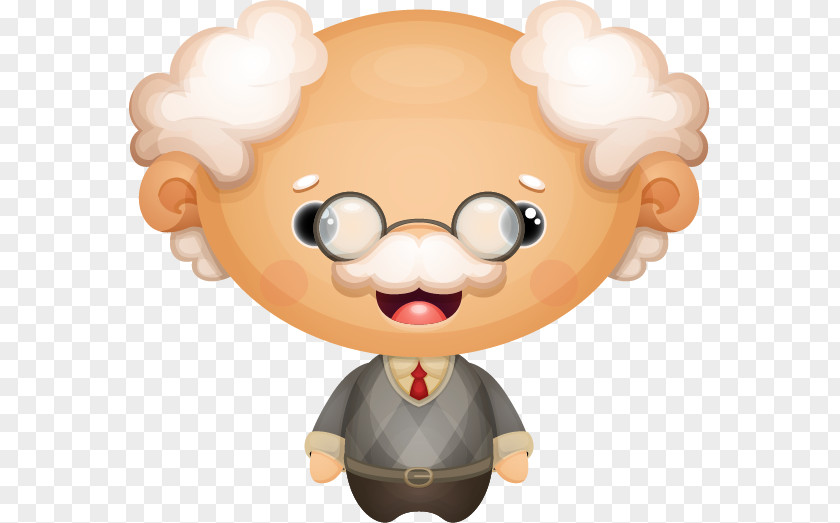 Scientists Old Vector Material, Scientist Experiment Cartoon PNG